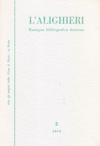 L'Alighieri. Rassegna bibliografica dantesca 2 1973