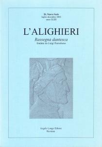 L'Alighieri. Rassegna bibliografica dantesca 20, Nuova Serie, luglio-dicembre 2002, anno …