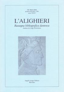 L'Alighieri. Rassegna bibliografica dantesca 3/4, Nuova Serie, gennaio-dicembre 1994, anno …