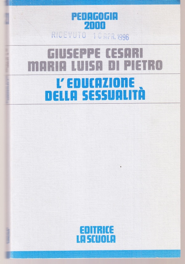 L'educazione della sessualità