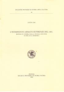 L'intervento armato di Firenze del 1401. Pistoia in guerra dalla …