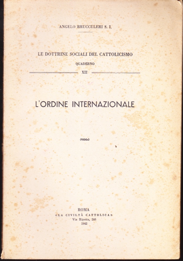 L'ordine internazionale