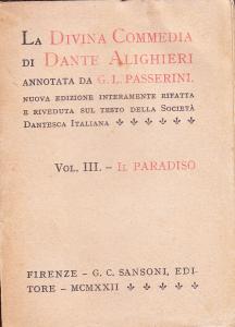 La Divina Commedia di Dante Alighieri Vol. III - Il …