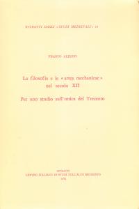 La filosofia e le "artes mechanicae" nel secolo XII. Per …