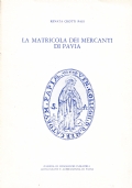 La matricola dei mercanti di Pavia