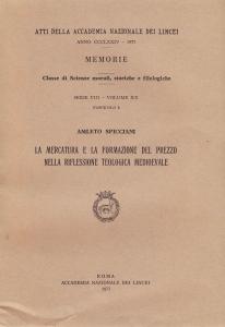 La mercatura e la formazione del prezzo nella riflessione teologica …