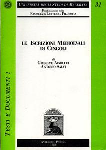 Le Iscrizioni Medioevali di Cingoli