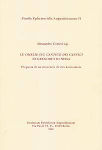 Le omelie sul Cantico dei Cantici di Gregorio di Nissa. …