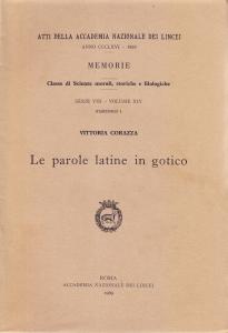 Le parole latine in gotico