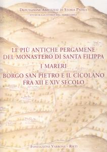 Le più antiche pergamene del monastero di Santa Filippa. I …