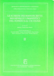 Le schede dei manoscritti medievali e umanistici del Fondo E. …