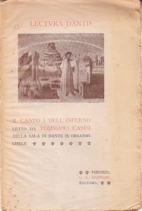 Lectura Dantis. Il canto I dell'Inferno letto da Tommaso Casini …