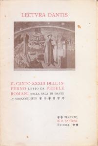 Lectura Dantis. Il canto XXXIII dell'Inferno letto da Fedele Romani …