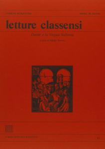 Letture Classensi 41. Dante e la lingua italiana