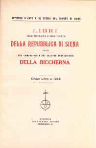 Libri dell'entrata e dell'uscita della Repubblica di Siena detti del …