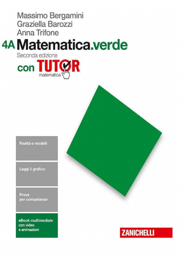 Matematica.verde 4A+4B. Seconda edizione - LIBRO + TUTOR. Per le …