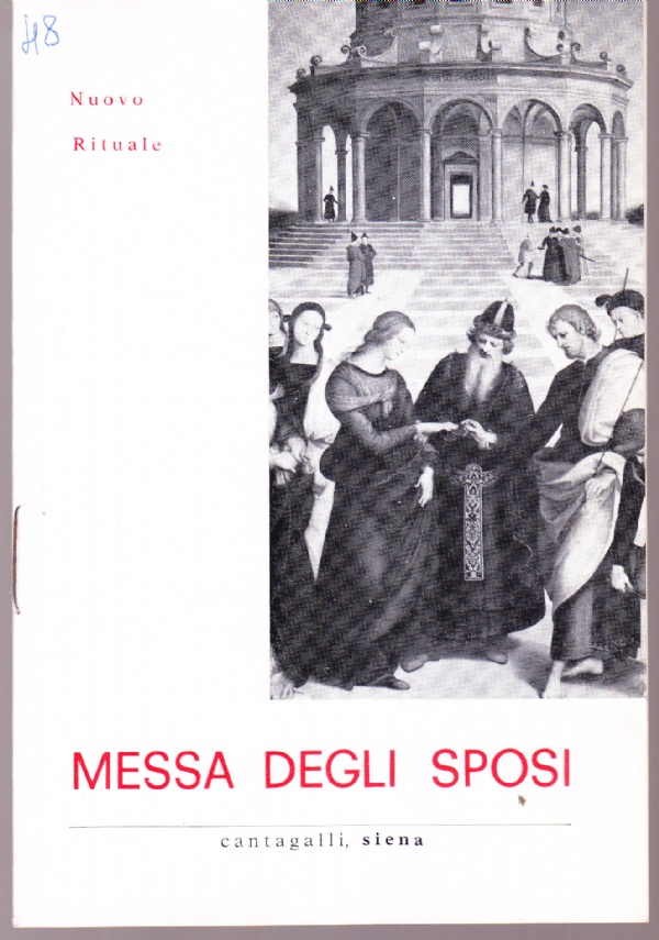 Messa degli sposi. Nuovo rituale