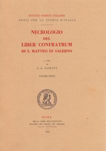 Necrologio del Liber Confratrum di S. Matteo di Salerno