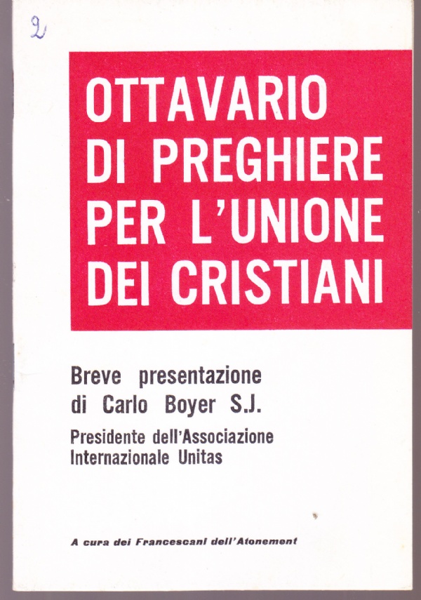 Ottavario di preghiere per l'unione dei cristiani