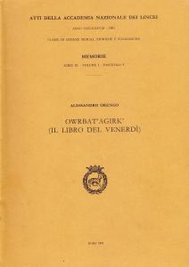 Owrbat'agirk' (Il libro del venerdì)