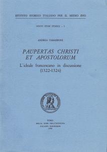 Paupertas Christi et apostolorum. L'ideale francescano in discussione (1322-1324)