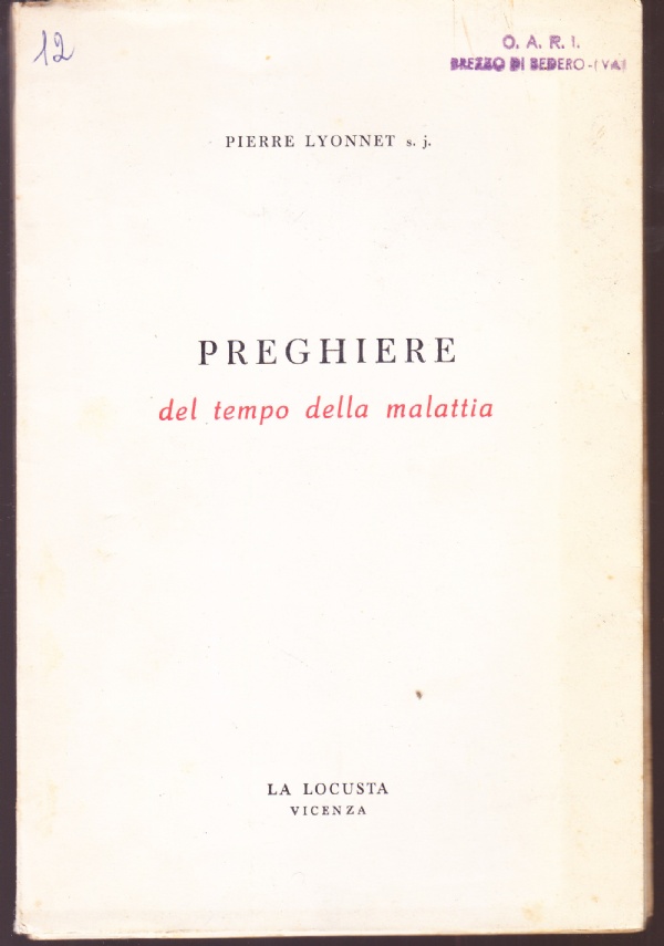 Preghiere del tempo della malattia