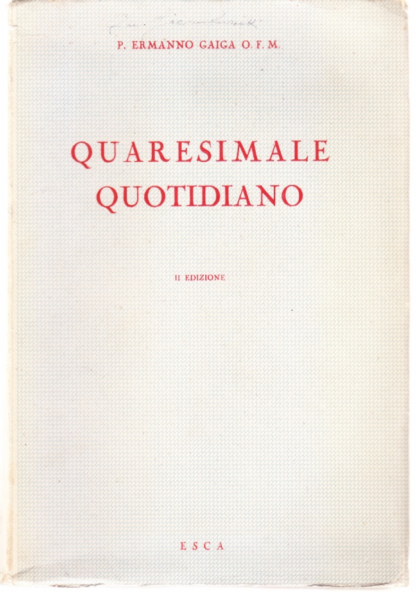 Quaresimale quotidiano