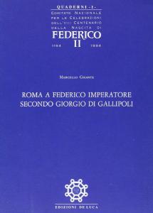 Roma a Federico imperatore secondo Giorgio di Gallipoli
