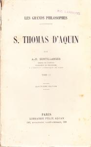 S. Thomas d'Aquin Tome II