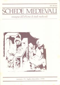 Schede Medievali numero 19, luglio-dicembre 1990