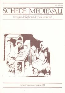 Schede Medievali numero 2, gennaio-giugno 1982