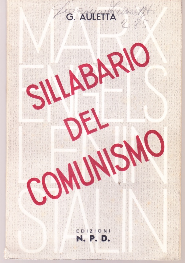 Sillabario del comunismo