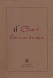 Statuta Comunis Stratelle