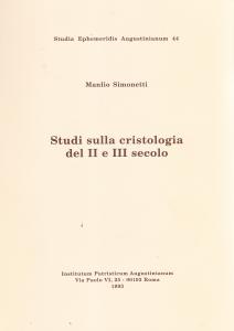 Studi sulla cristologia del II e III secolo