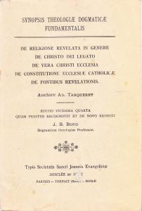 Synopsis Theologiae Dogmaticae ad mentem S. Thomae Aquinatis hodiernis moribus …