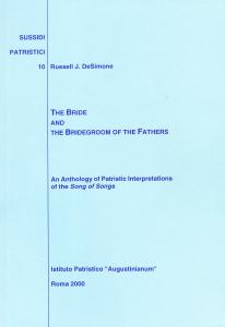 The Bride and the Bridegroom of the Fathers. An Anthology …