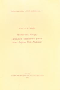 Thomas von Morigny "Disputatio catholicorum patrum contra dogmata Petri Abailardi"