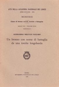 Un bronzo con scena di battaglia da una tomba longobarda
