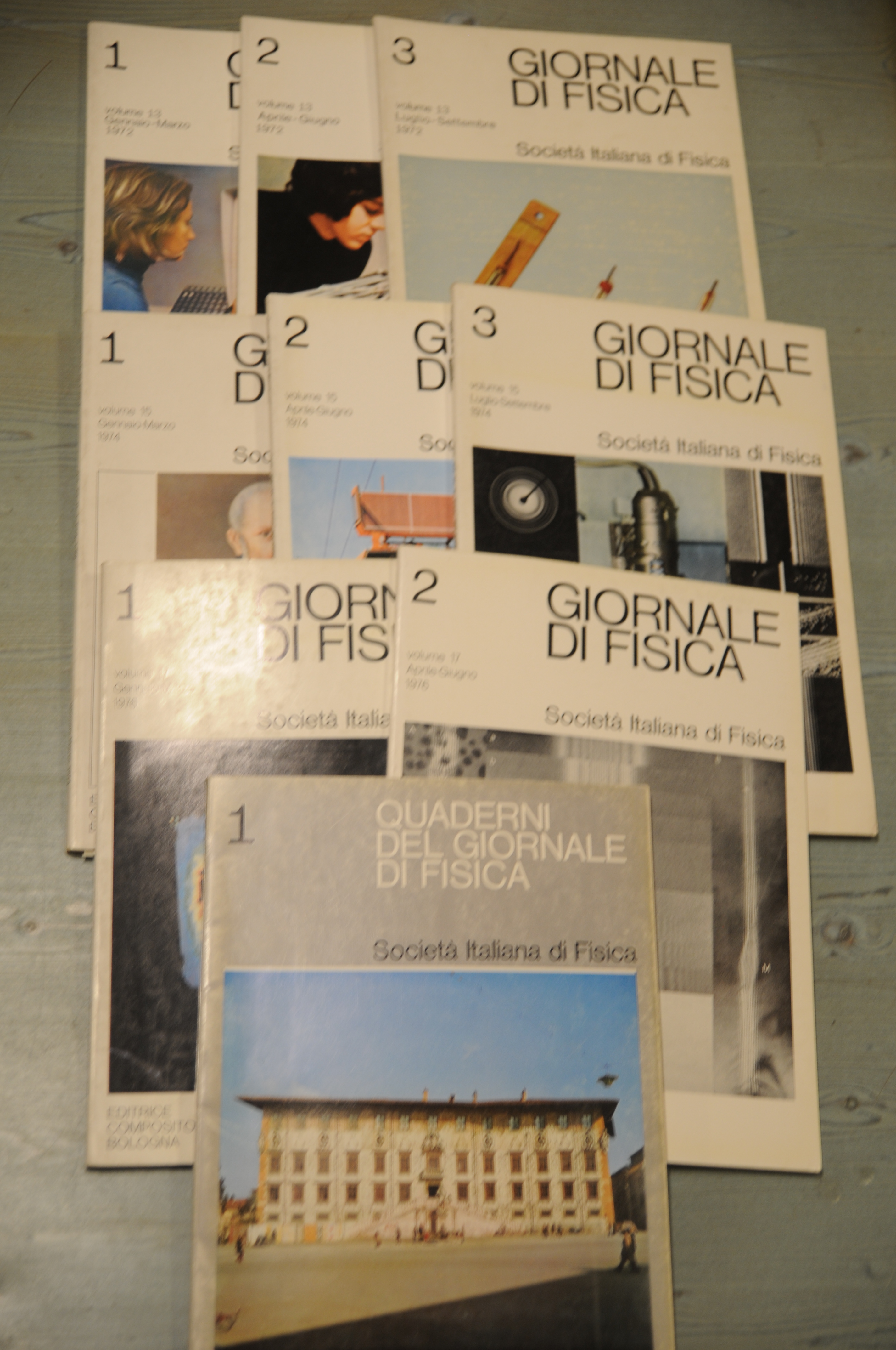 1,2,3 vol. 13 1972, 1,2,3 vol. 15 1974, 1,2 vol. …