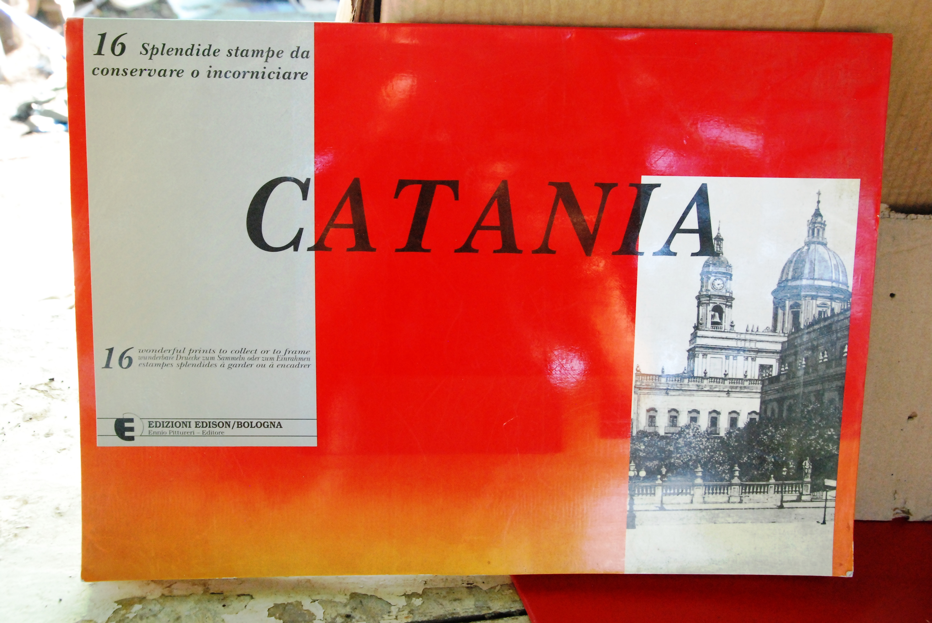 16 splendide stampe da incorniciare catania NUOVO