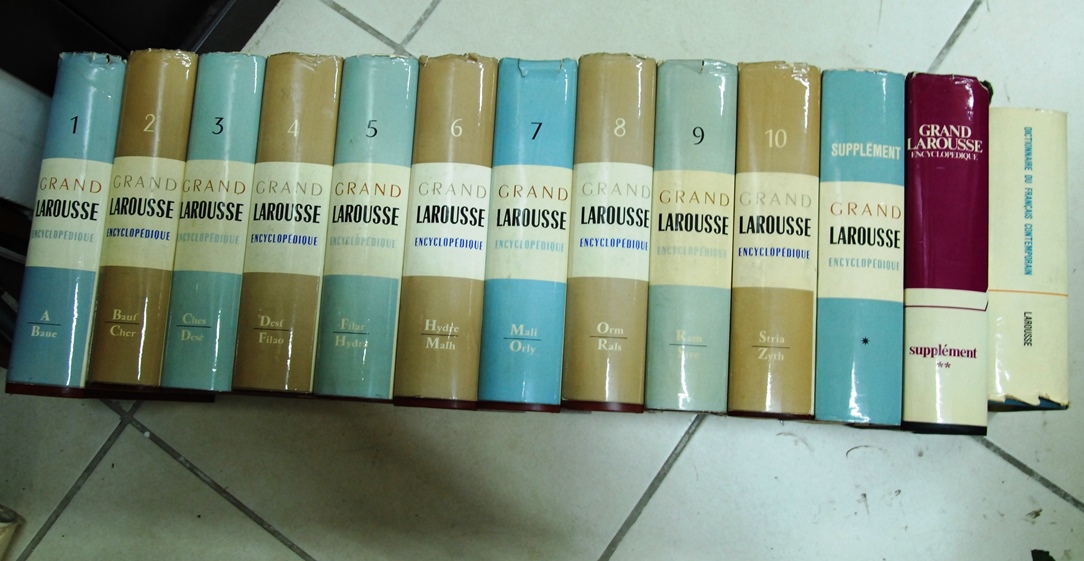 1960 Grand Larousse Encyclopedique 13 volumi completa con dizionario