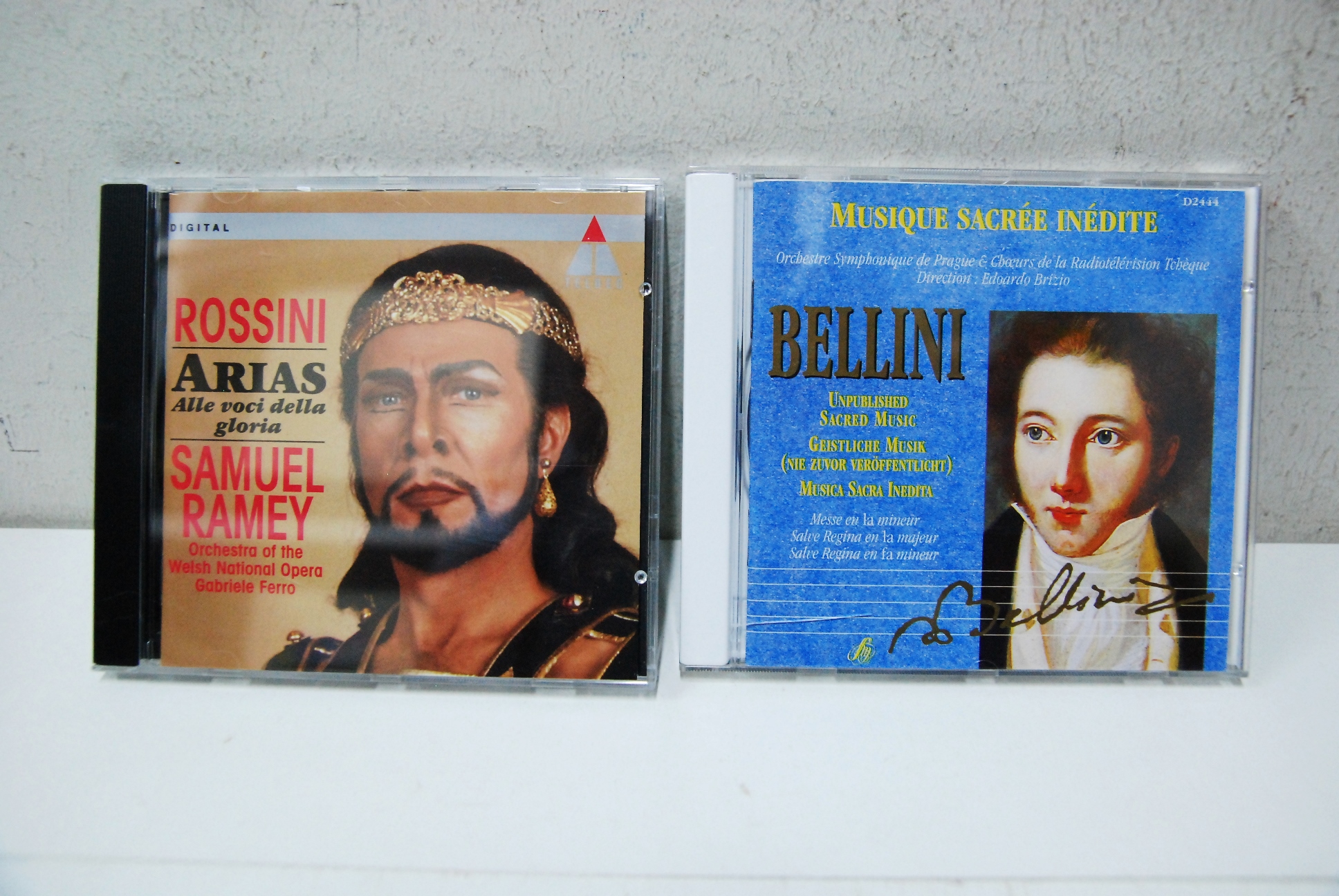2 cd rossini arias ramey e cd bellini musique sacree …