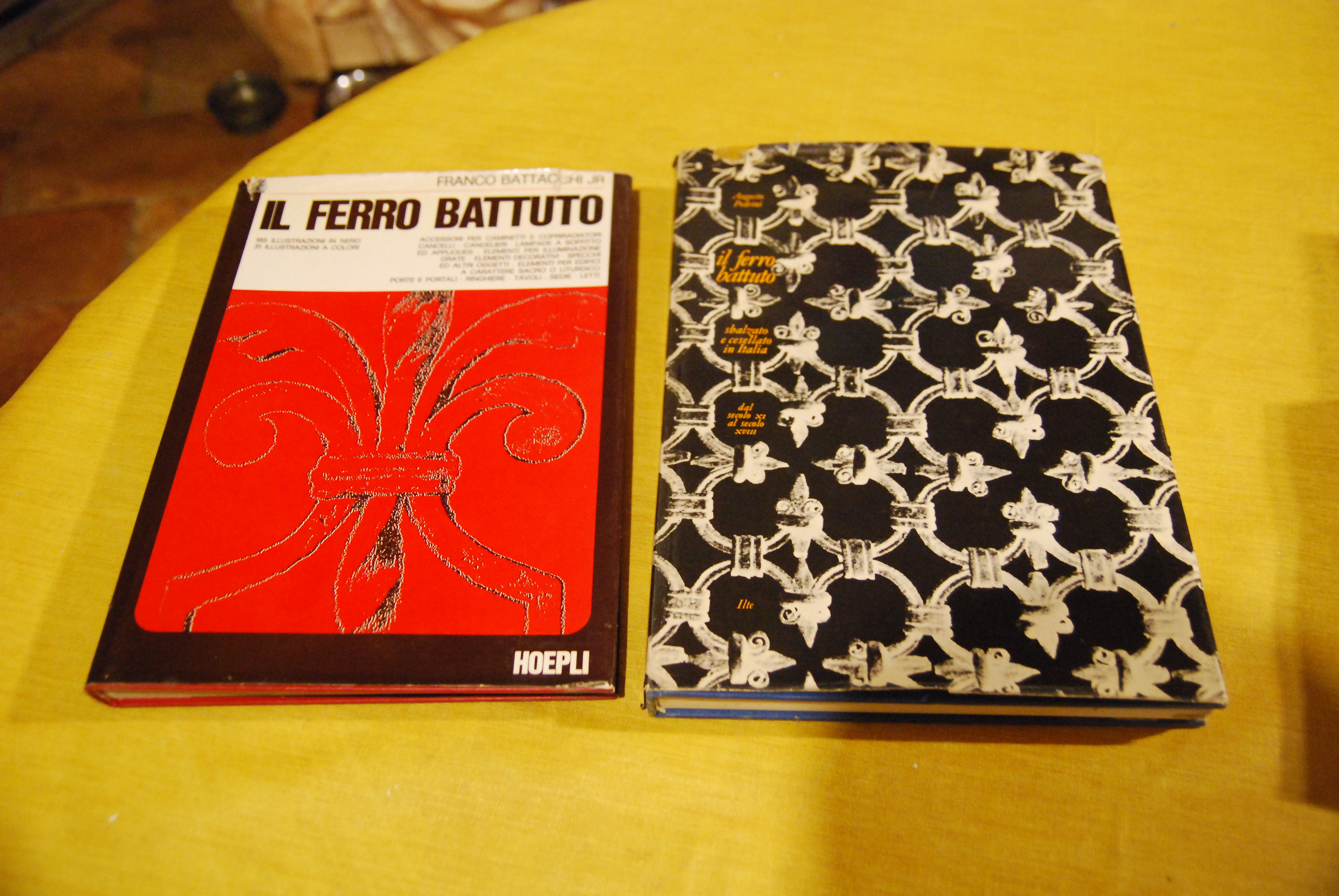 2 voll. battacchi il ferro battuto hoepli 1971 e augusto …