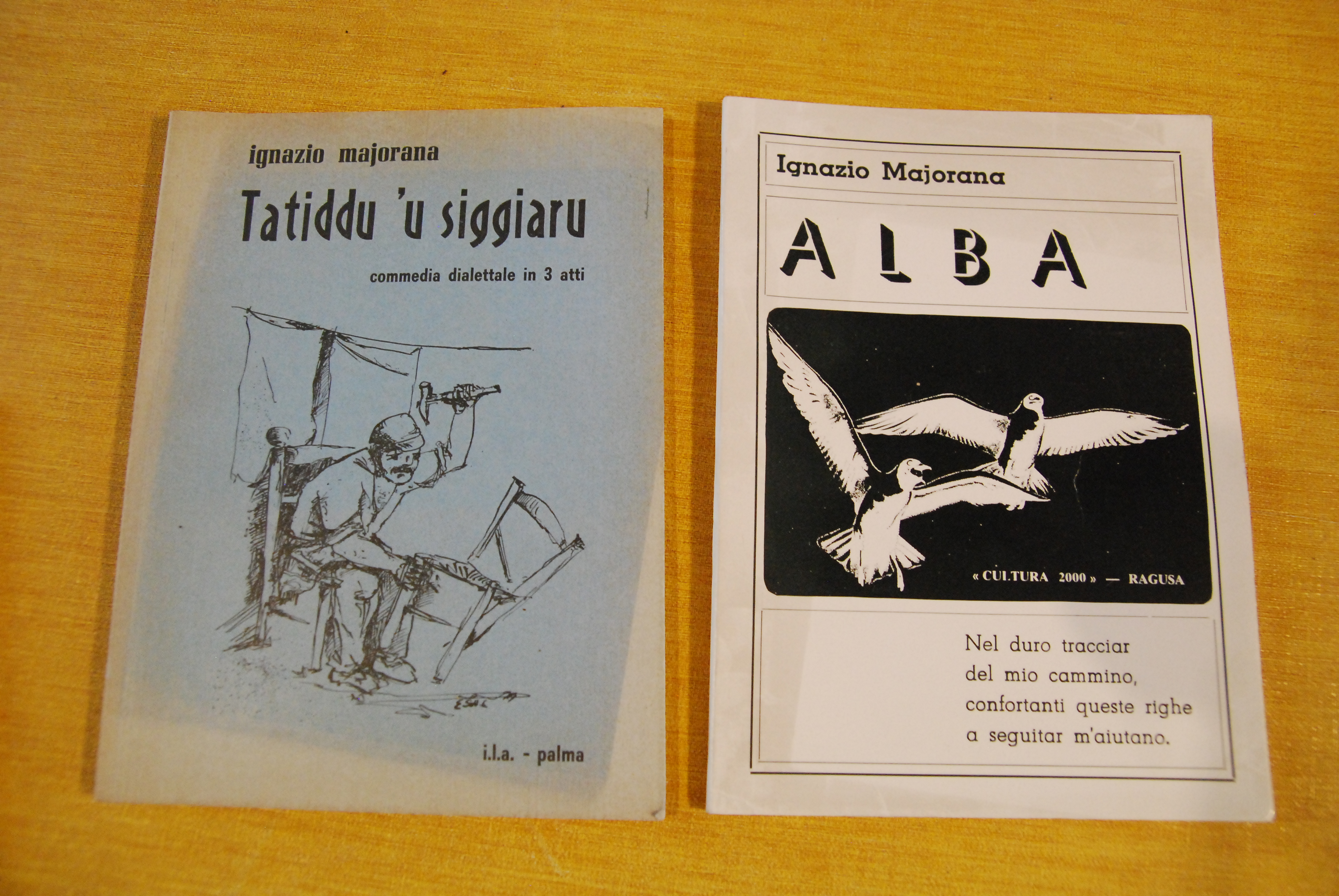 2 voll. tatiddu u siggiaru e alba autografato con dedica