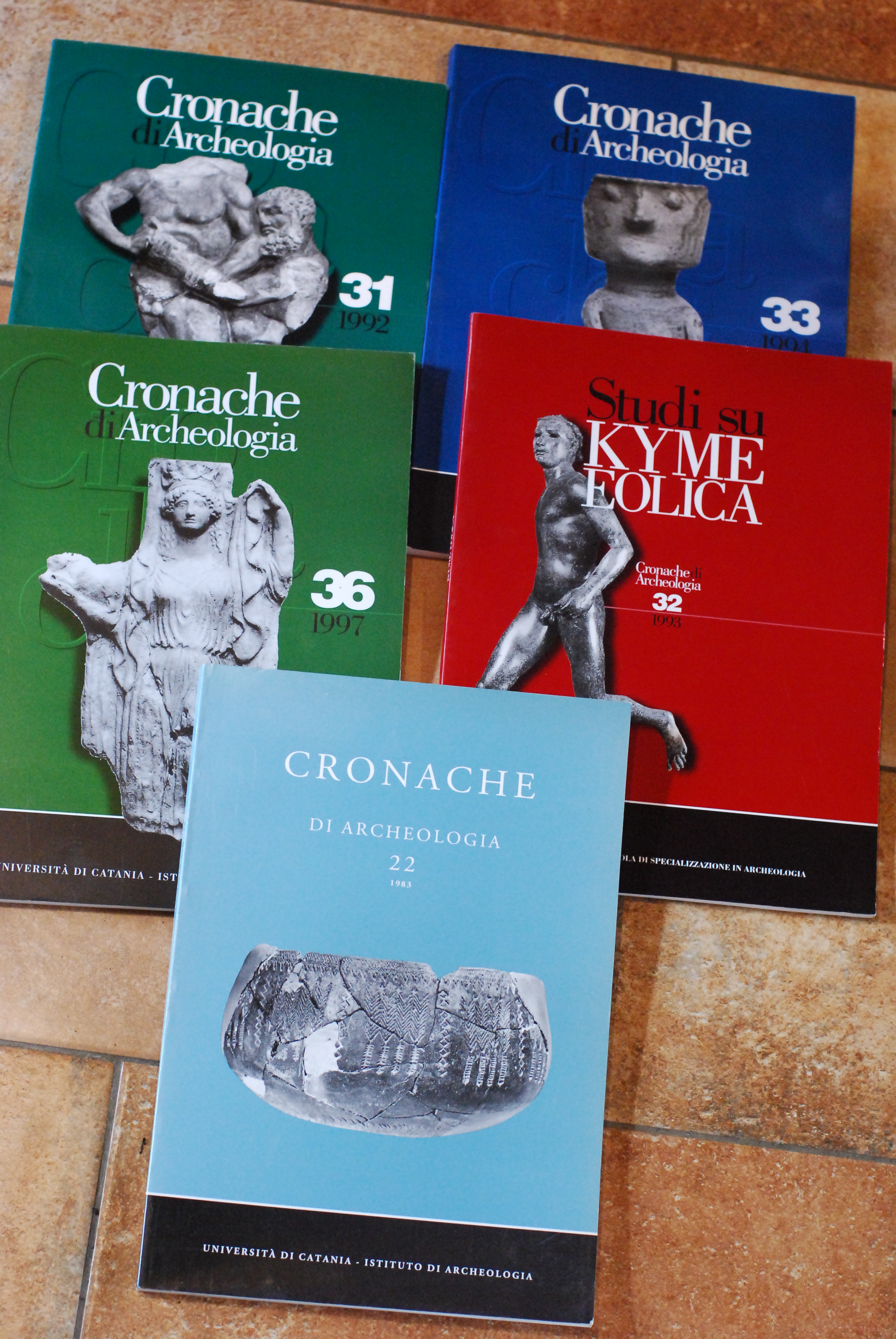 22 1983, 31 1992, 32 1993 studi su kyme eolica, …