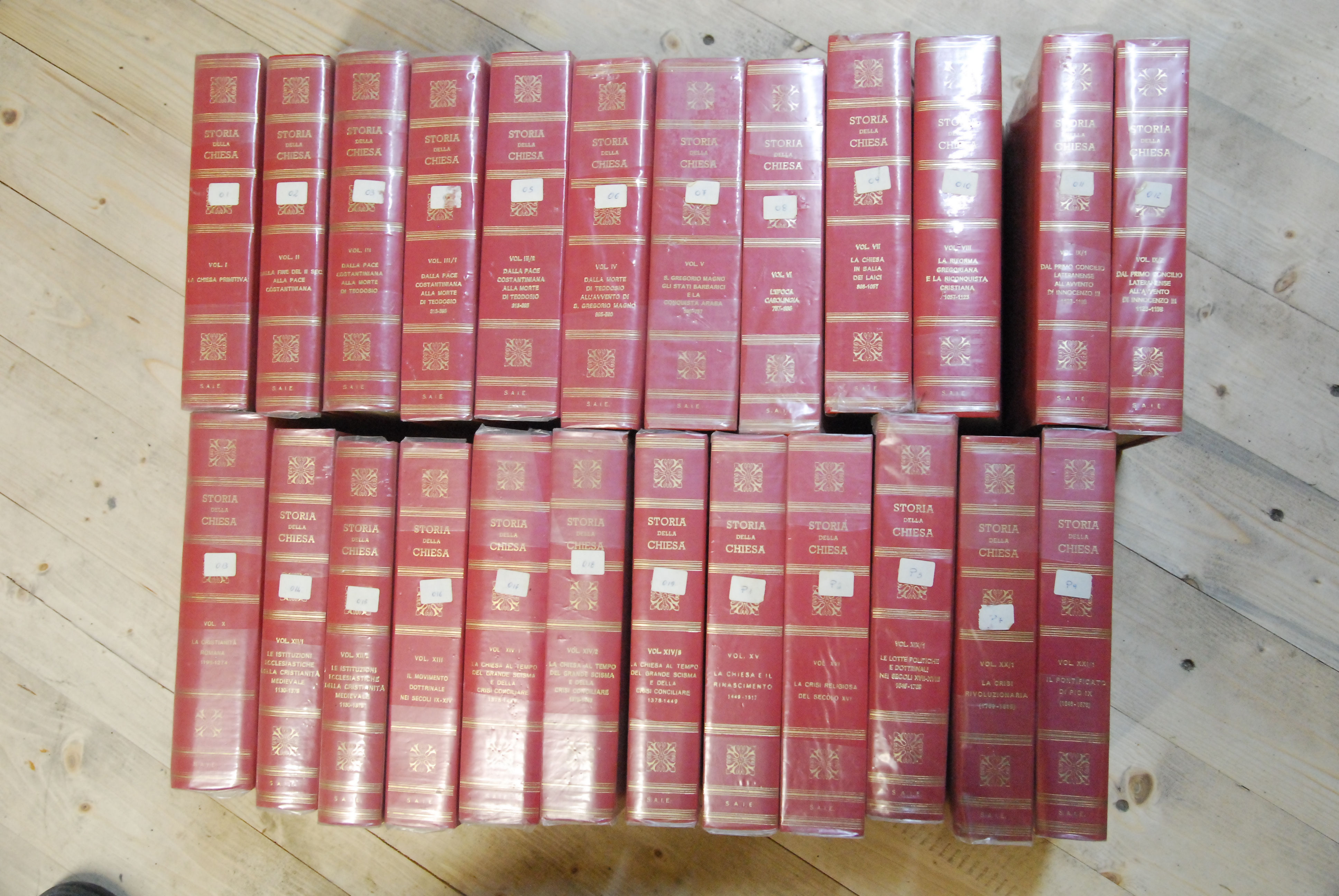 24 voll. 1,2,3,3.1,3.2,4,5,6,7,8,9.1,9.2,10,12.1,12.2,13,14.1,14.2,14.3,15,16,19.1,20.1,21.1