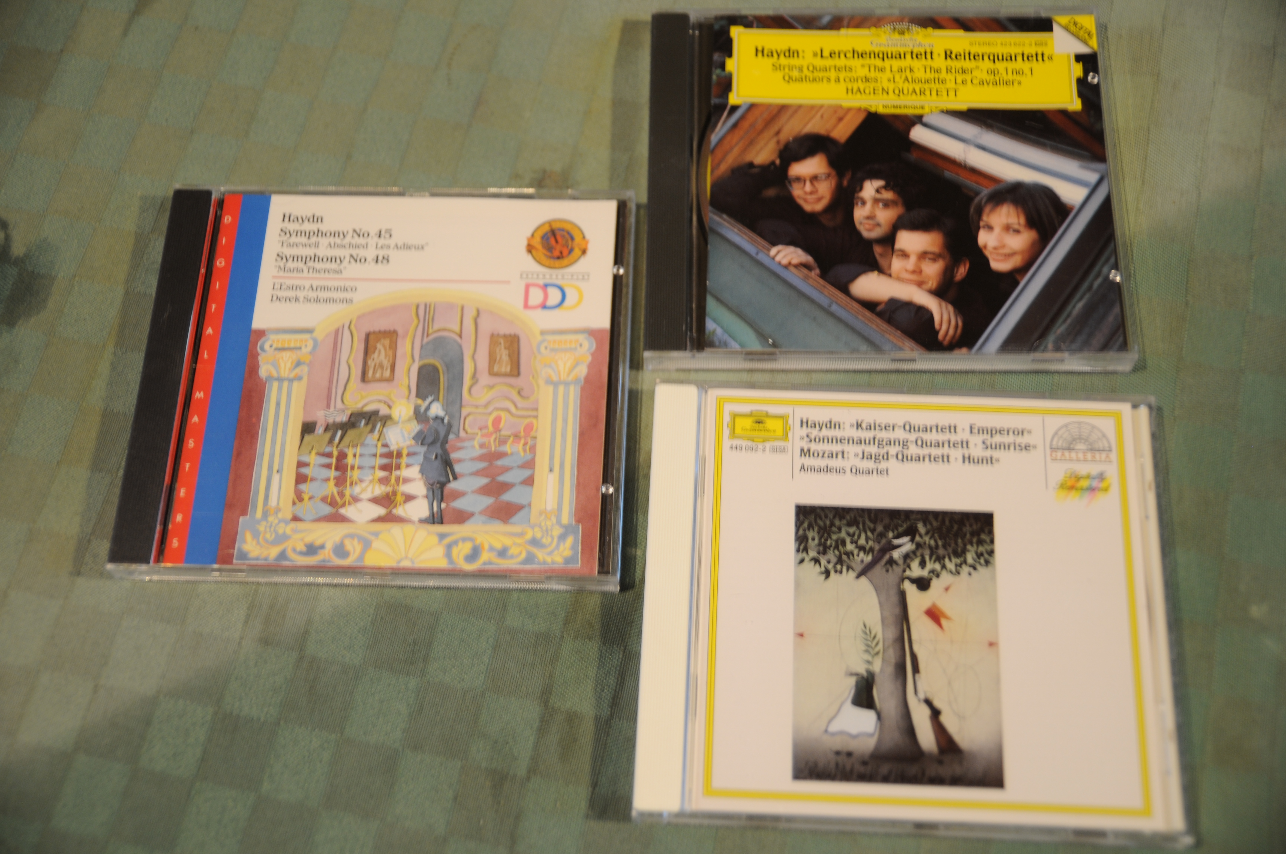 3 cd SYMPHONY 45 48 hagen lerchenquartett reiterquartett amadeus quartet …