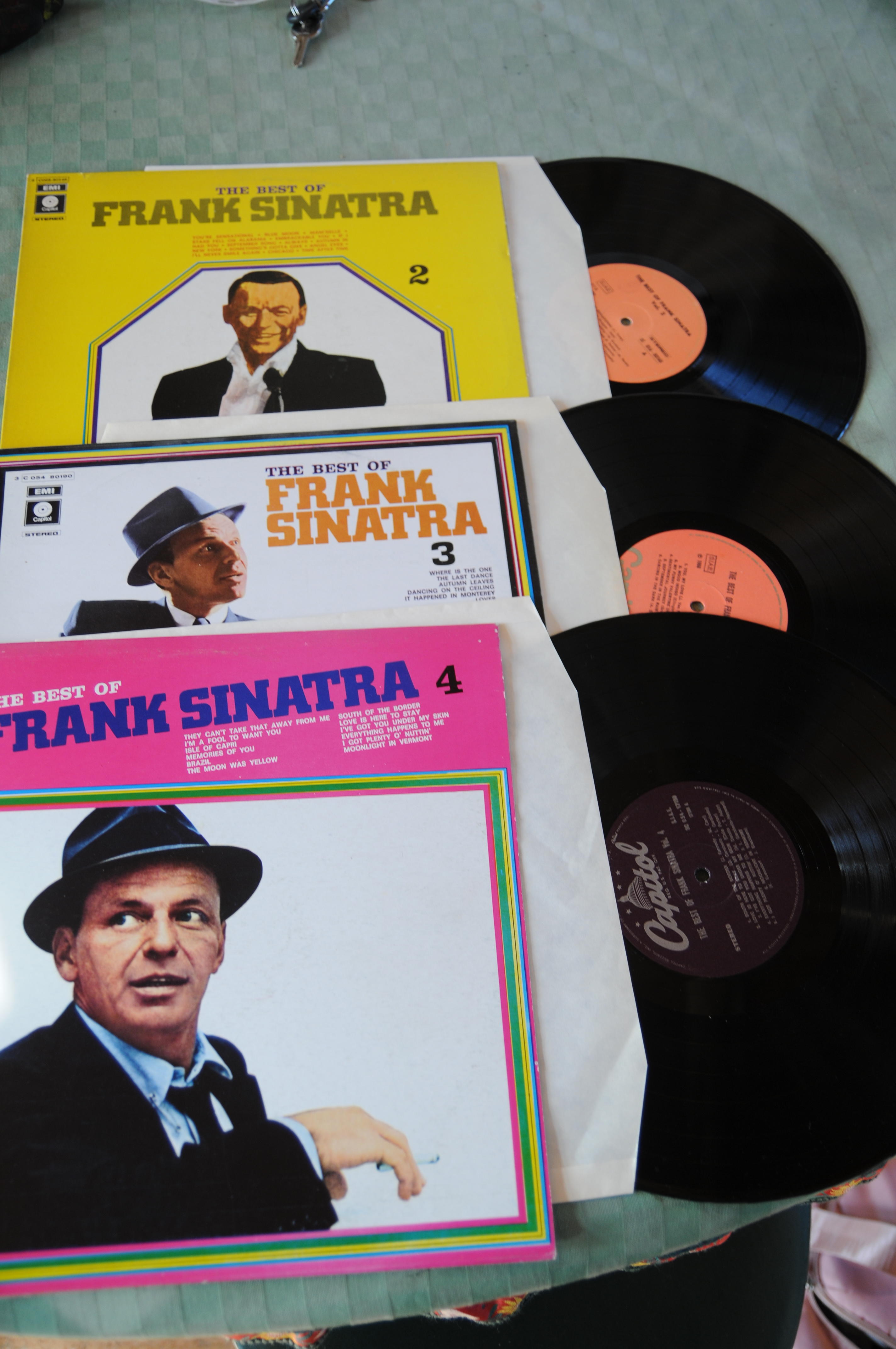3 dischi THE best of frank sinatra 2,3,4 NUOVISSIMI