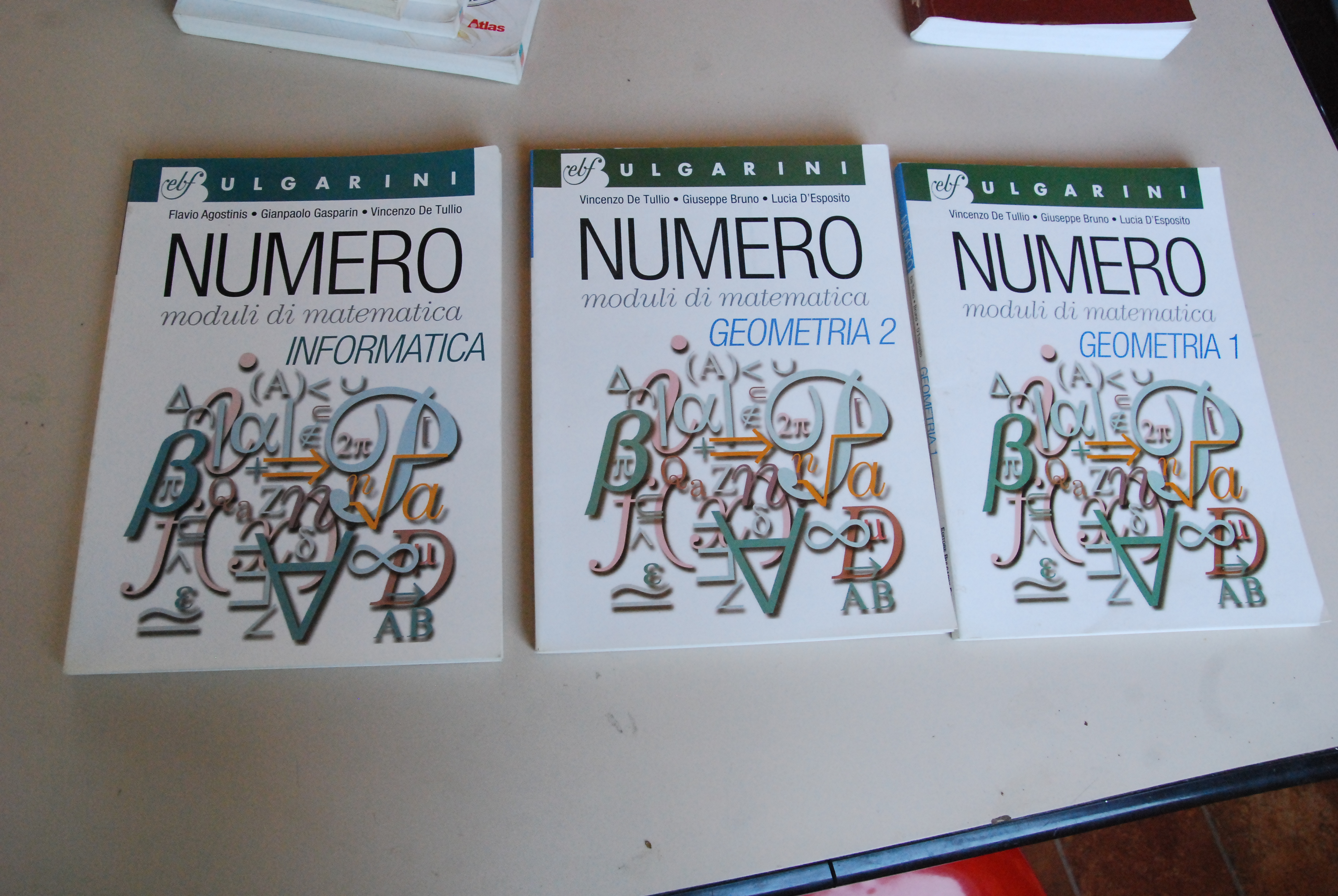 3 voll. numero moduli di matematica informatica geometria 1 e …