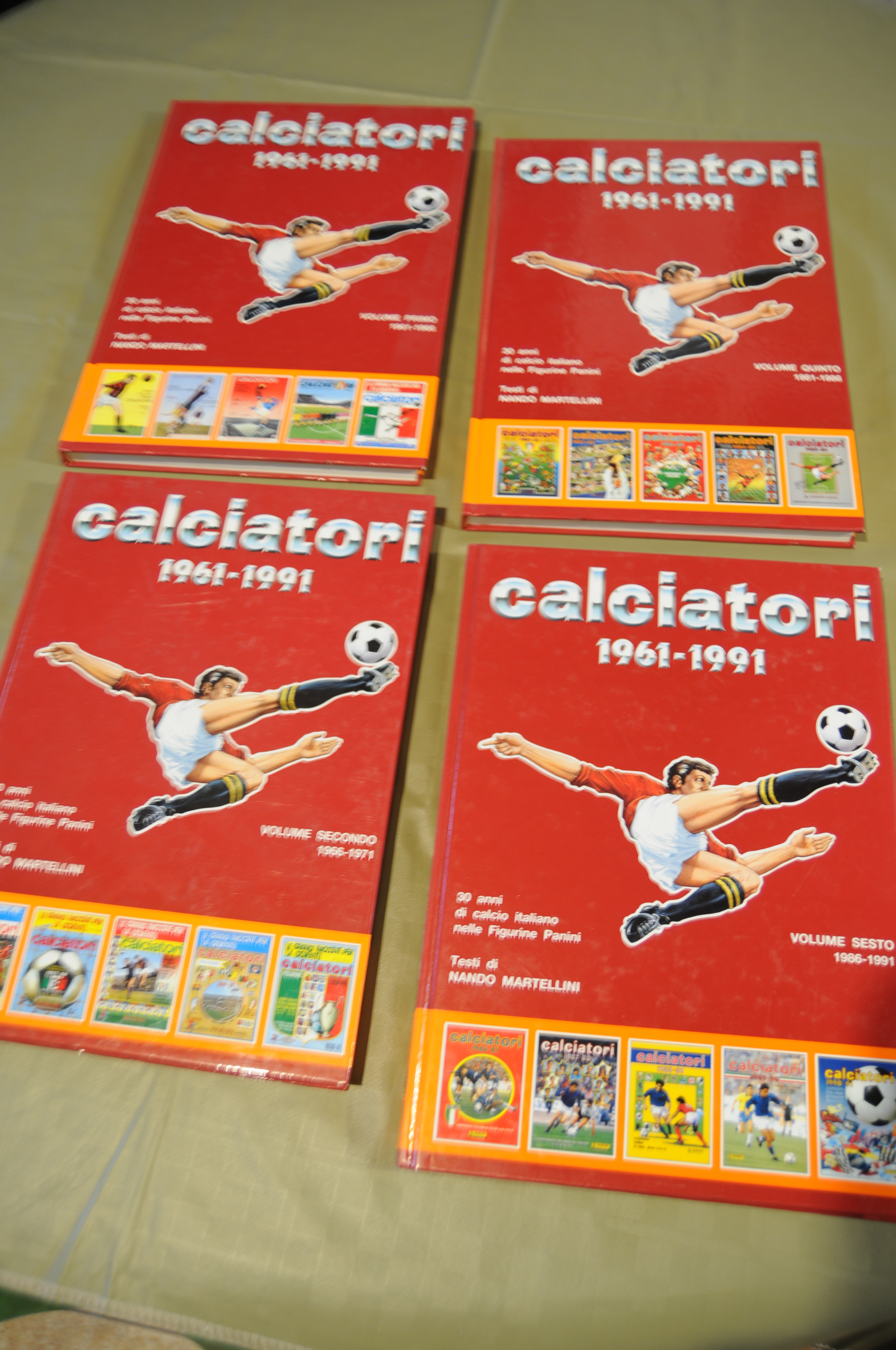 30 anni calcio italiano CALCIATORI 1961-1991 voll. primo secondo quinto …
